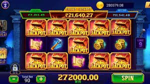 Game mechanics explanation showing slot reels and card game interface elements