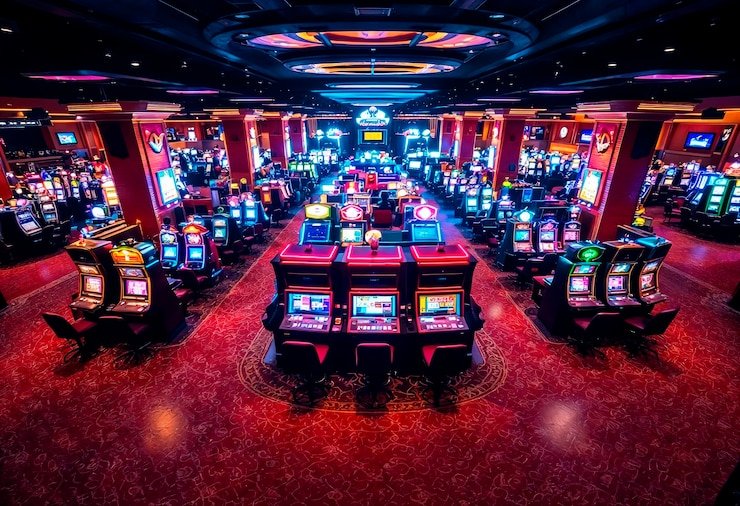 Game mechanics explanation showing random number generation and payout structure